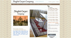 Desktop Screenshot of mughalcarpet.com